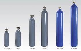 Các loại bình oxy phổ biến